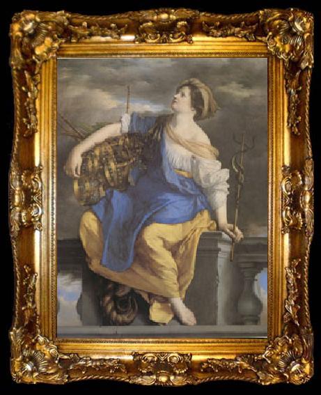 framed  Orazio Gentileschi Public Felicity Surmounting Perils (mk05), ta009-2